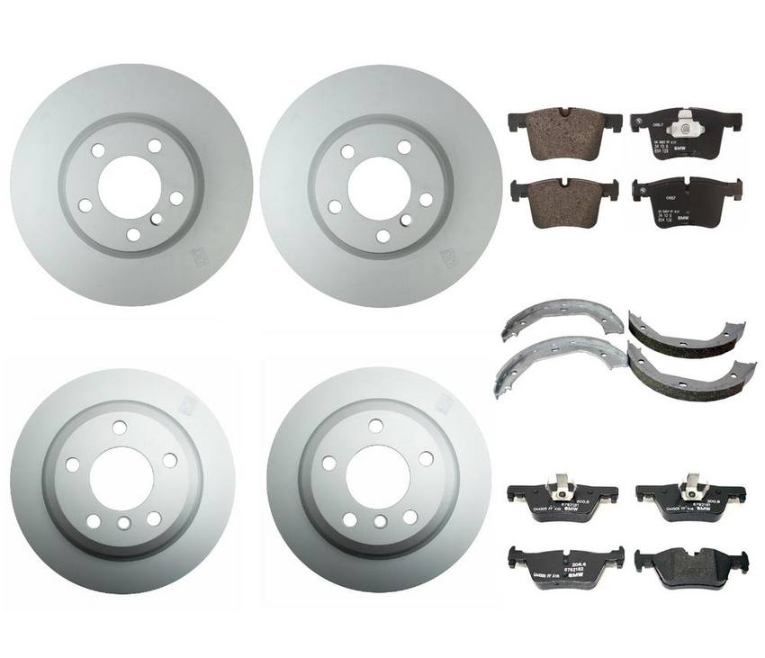 BMW Brake Kit - Pads and Rotors Front &  Rear (330mm/300mm)